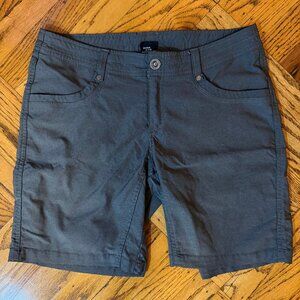 Kuhl TREKR Shorts, 8 inch inseam, dark gray, Size 6